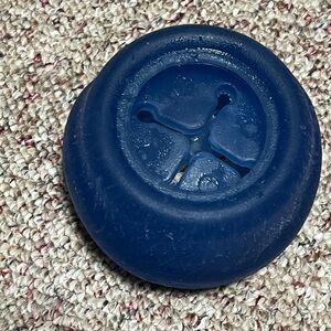 Blue Rubber Treat Dispensing Dog Toy Ball – Durable Chew & Enrichment Toy